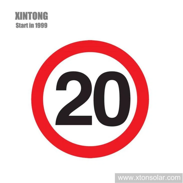 Aluminum Red Round Traffic Sign Aluminum Red Round Traffic Sign