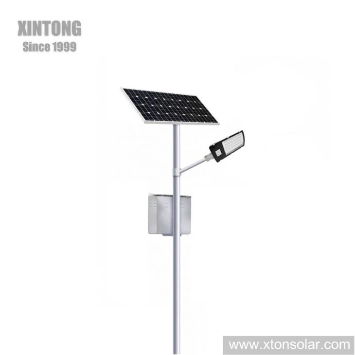 Estrada de jardim ao ar livre suspensa por bateria 30W 60W 90W LED Solar Street Light