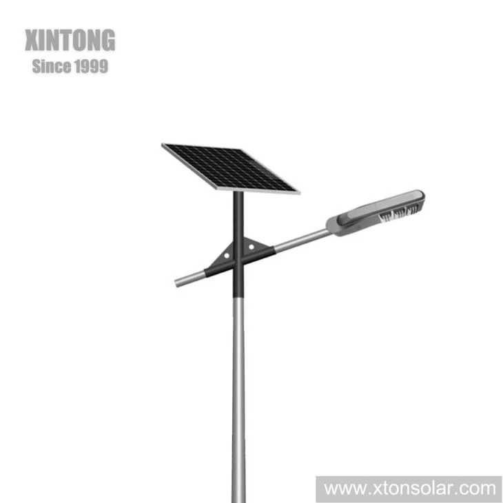 Interruptor de temporizador solar de lâmpada de rua LED 24 horas